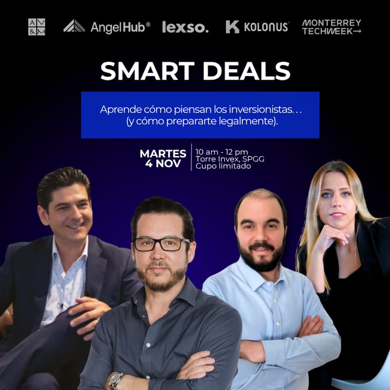 Cover Image for Smart deals: contratos y negociación estratégica para inversionistas y startups.