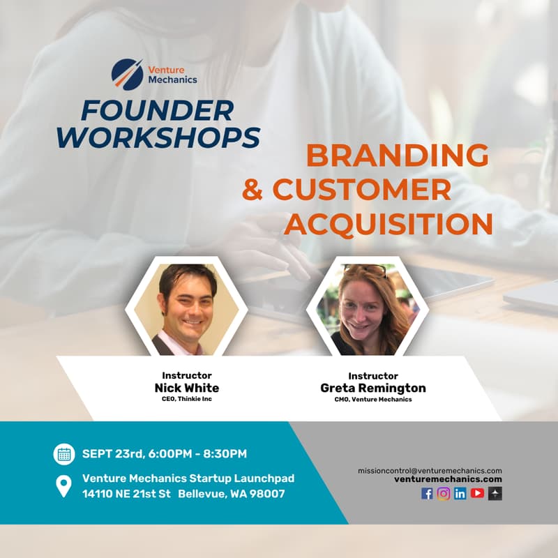 Cover Image for Founder Workshop: "Branding and Customer Acquisition"