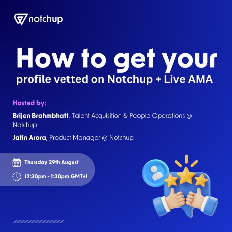 Cover Image for How to get your profile vetted + Live AMA