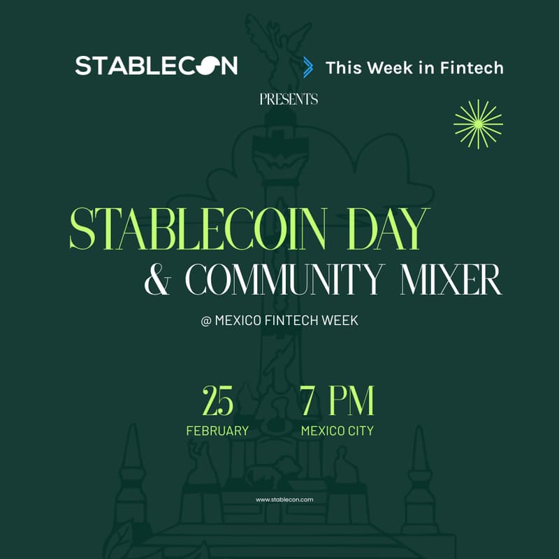 Cover Image for Stablecoin Day + Community Mixer @ México Fintech Week 2026