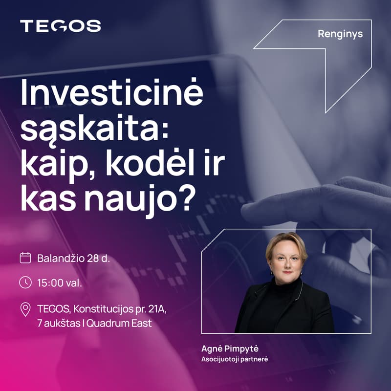 Cover Image for Investicinė sąskaita: kaip, kodėl ir kas naujo?