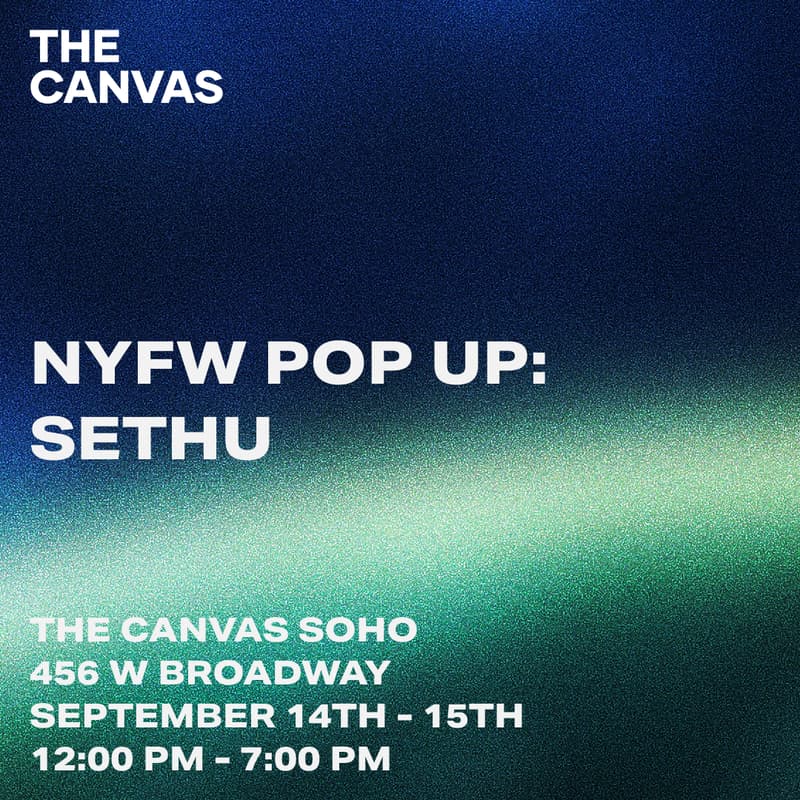 Cover Image for NYFW Pop Up: SETHU at The Canvas