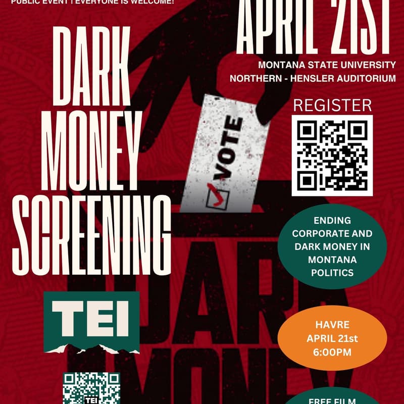 Cover Image for Dark Money Screening - Havre, MT