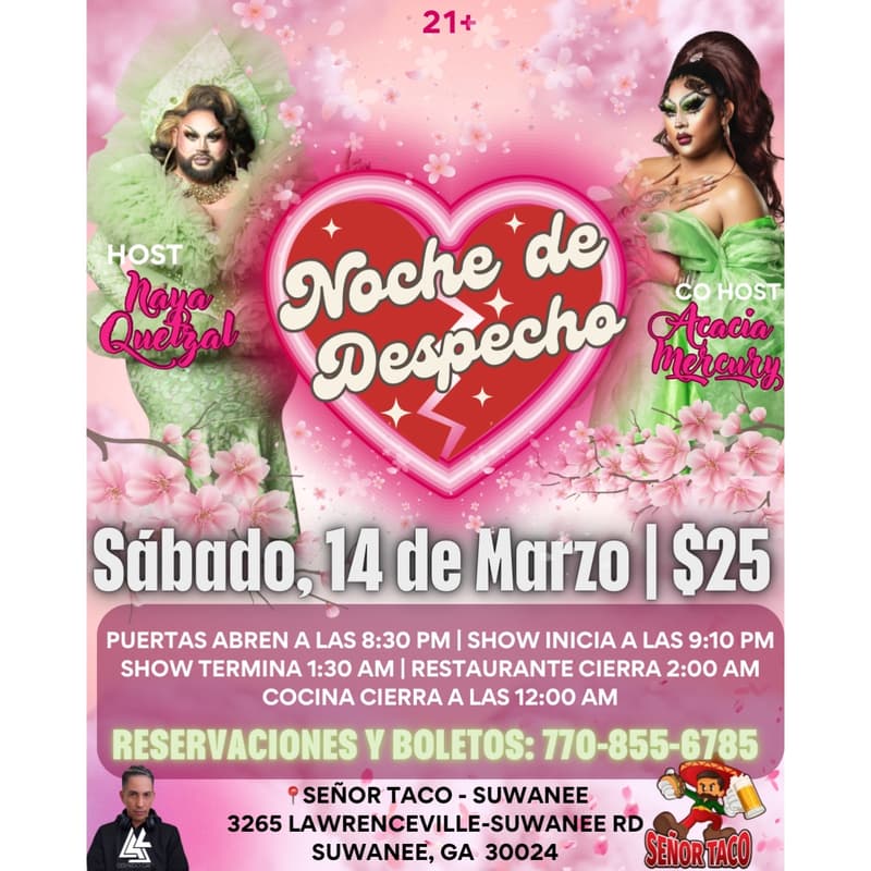 Cover Image for Noche de Despecho - Suwanee GA