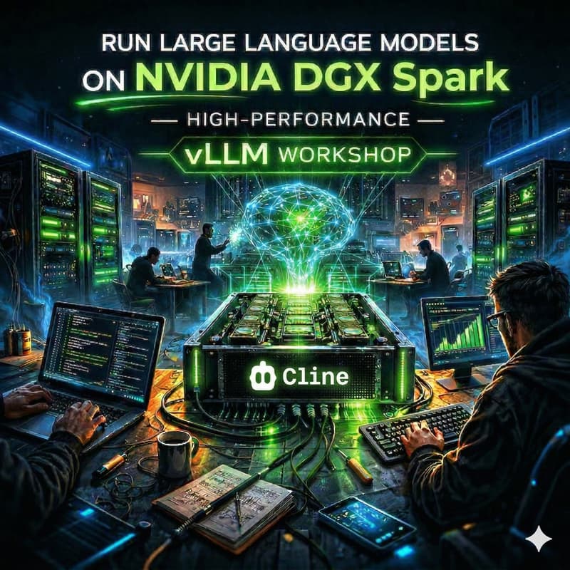 Cover Image for Run Large Language Models Locally on NVIDIA DGX Spark: High-Performance vLLM Workshop