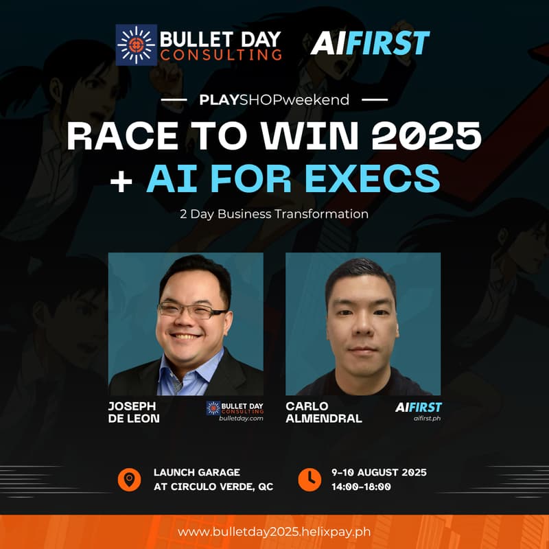 Cover Image for BULLET DAY STRATEGY PLAYSHOP: Race to Win 2025 + AI for Execs
