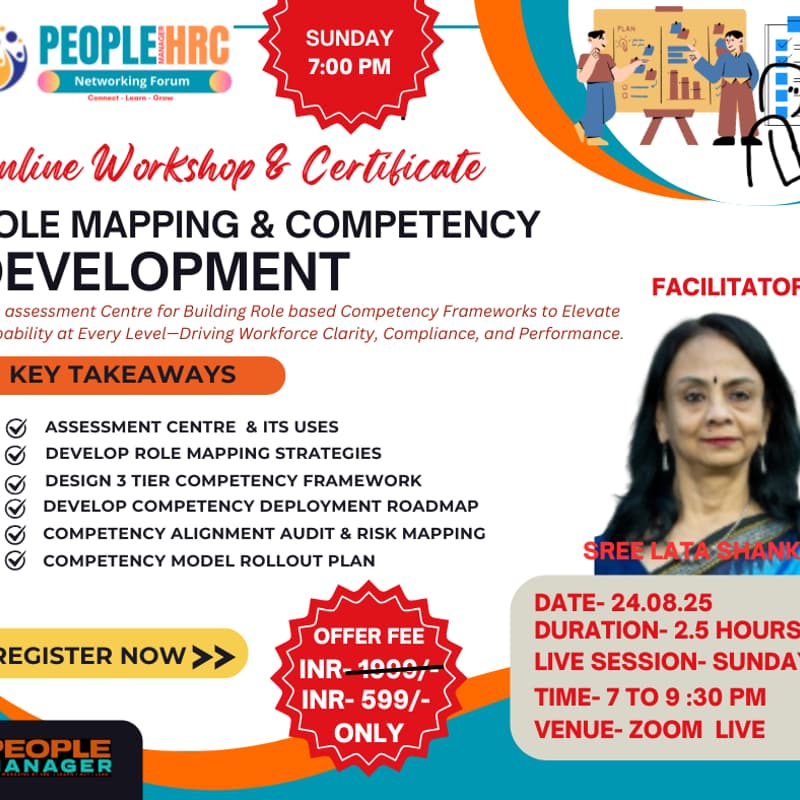 Cover Image for PAID WORKSHOP: Role Mapping & Competency Development