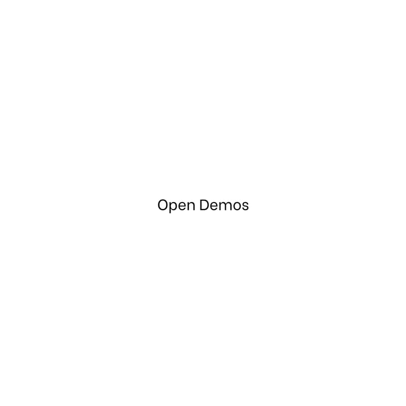 Cover Image for Open Demos