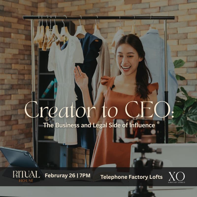 Cover Image for Creator to CEO - The Business + Legal Side of Influence