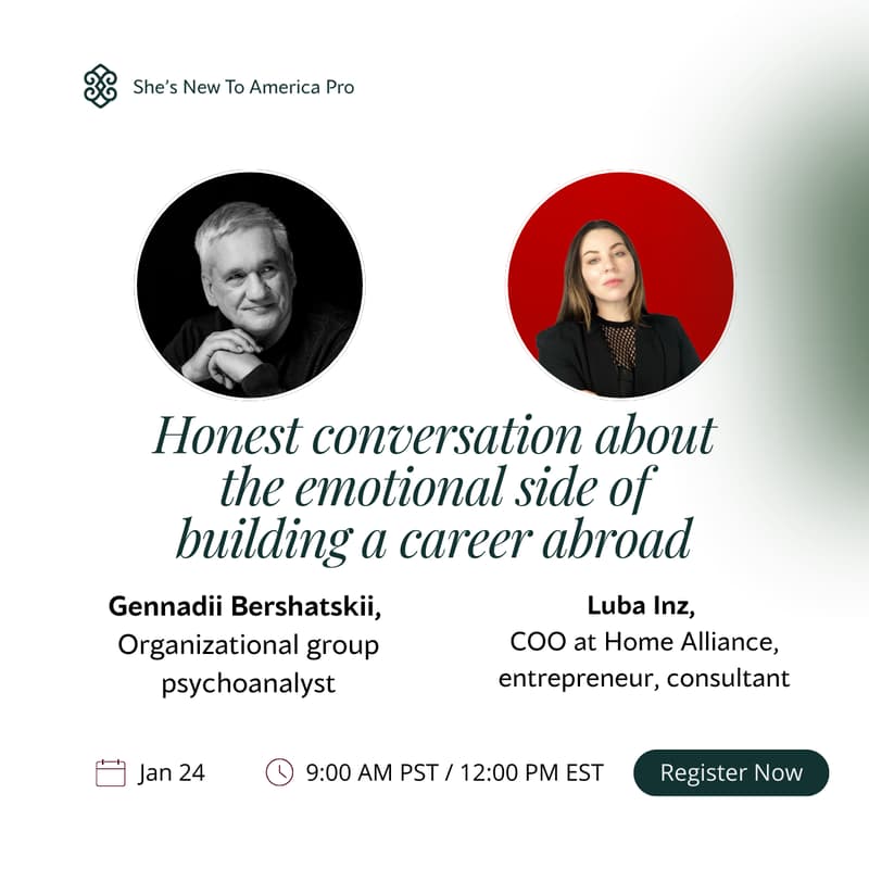 Cover Image for Gennadii Bershatskii and Luba Inz: an honest conversation about the emotional side of building a career abroad