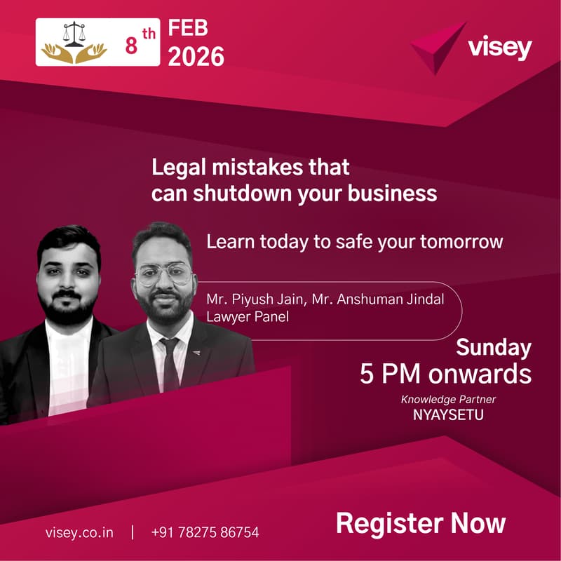 Cover Image for Legal Mistakes that can shutdown your business