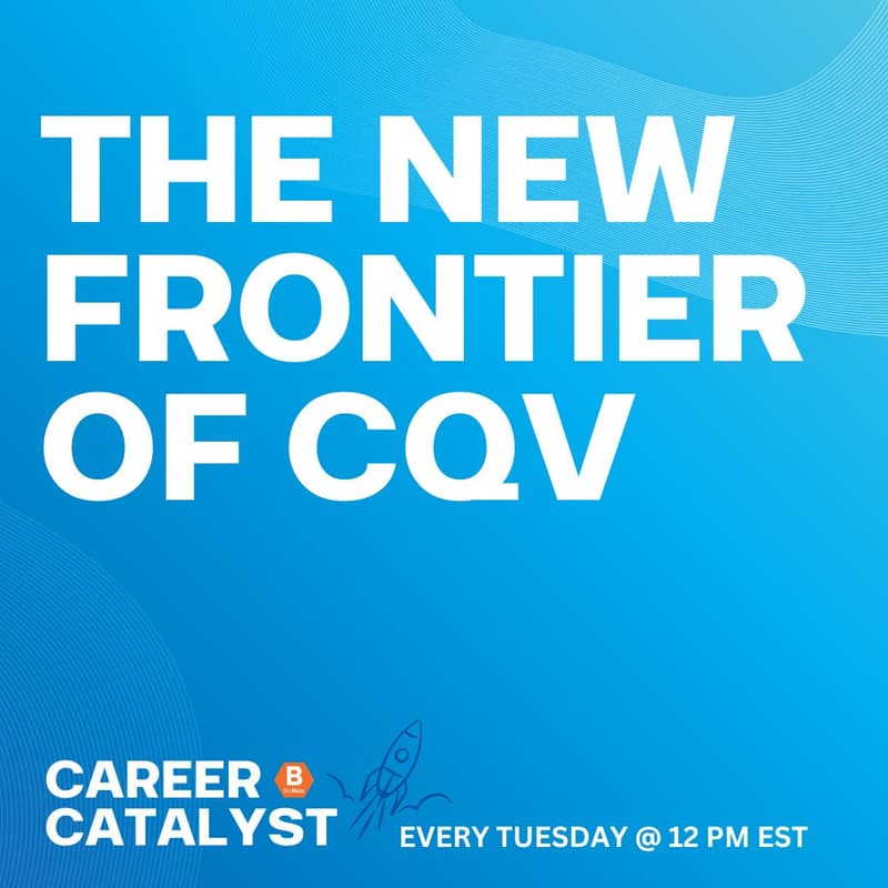 Cover Image for Career Catalyst | The New Frontier of CQV: Journey with AI
