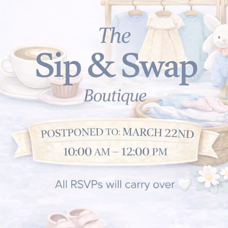 Cover Image for Winter Sip & Swap Boutique at The Bunny Hive Scarsdale