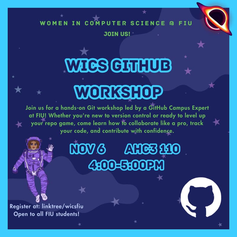Cover Image for WiCS GitHub Workshop
