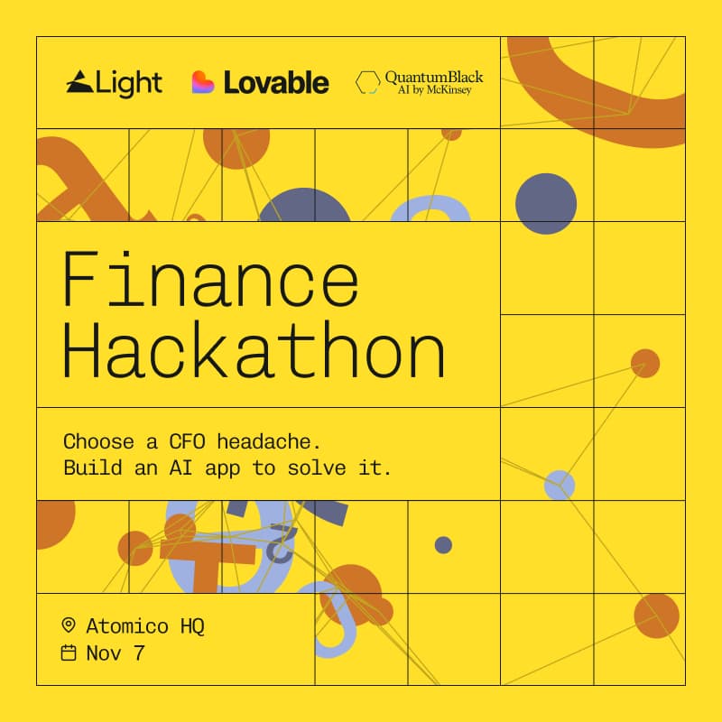 Cover Image for Light x Lovable x QuantumBlack, AI by McKinsey Finance Hackathon