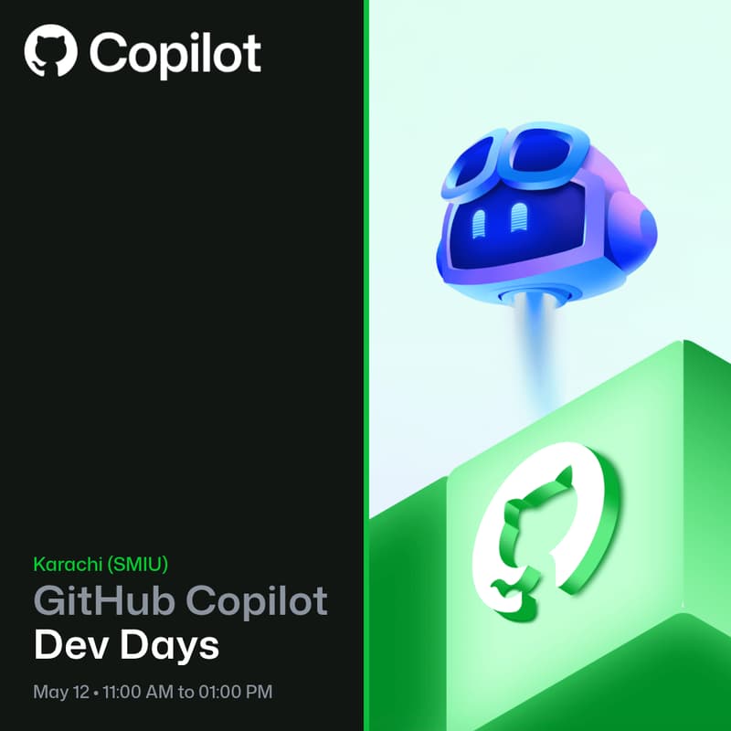 Cover Image for GitHub Copilot Dev Days | Karachi (SMIU)