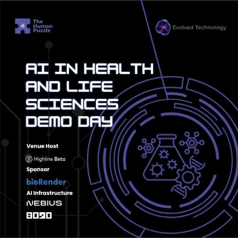 Cover Image for Evolved x The Human Puzzle AI in Health and Life Sciences Demo Day