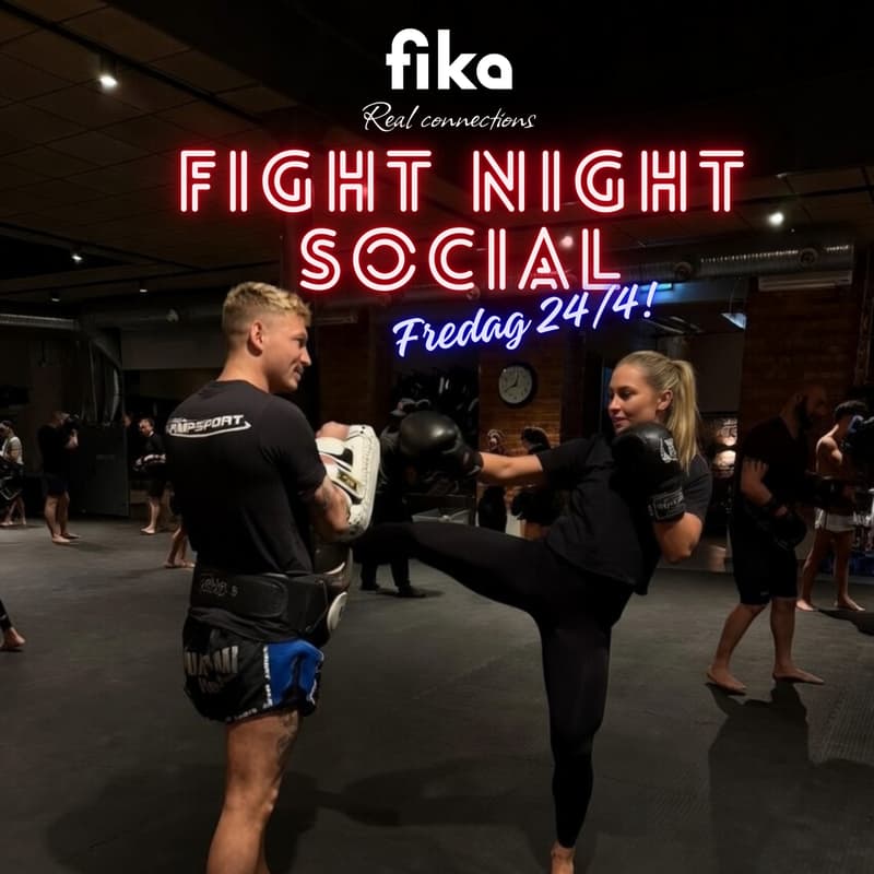 Cover Image for Fight Night Social đ„âš Fika <3 Sthlm Kampsport