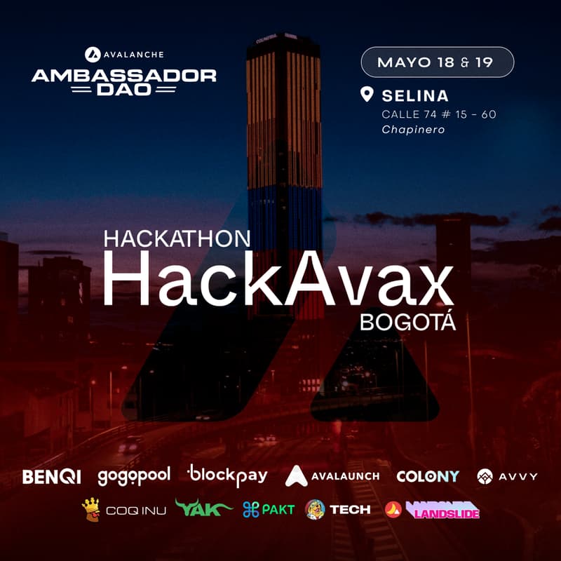 Cover Image for HackAvax 🔺 Bogotá