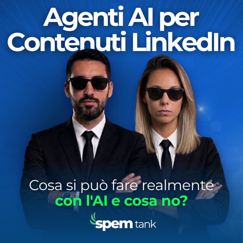 Cover Image for SPEM tank | Agenti AI & Non per LinkedIn