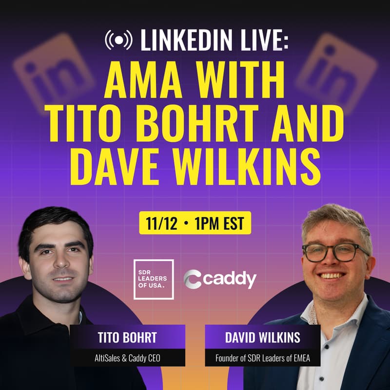 Cover Image for AMA with Tito Bohrt & Dave Wilkins: Unfiltered, Unscripted, Unmissable.