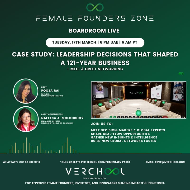 Cover Image for Female Founders Zone - Boardroom Live #11 | Case Study: Leadership Decisions That Shaped a 121-Year Business
