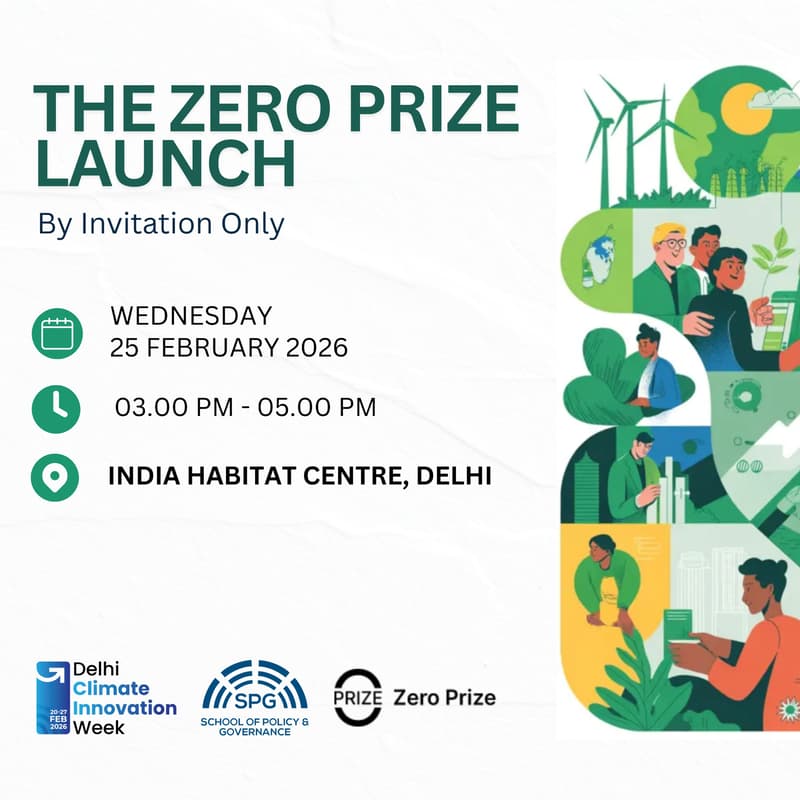 Cover Image for The Zero Prize Launch: For a Pollution-Free India