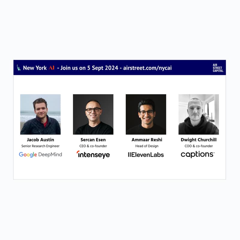 Cover Image for Air Street NYC AI meetup