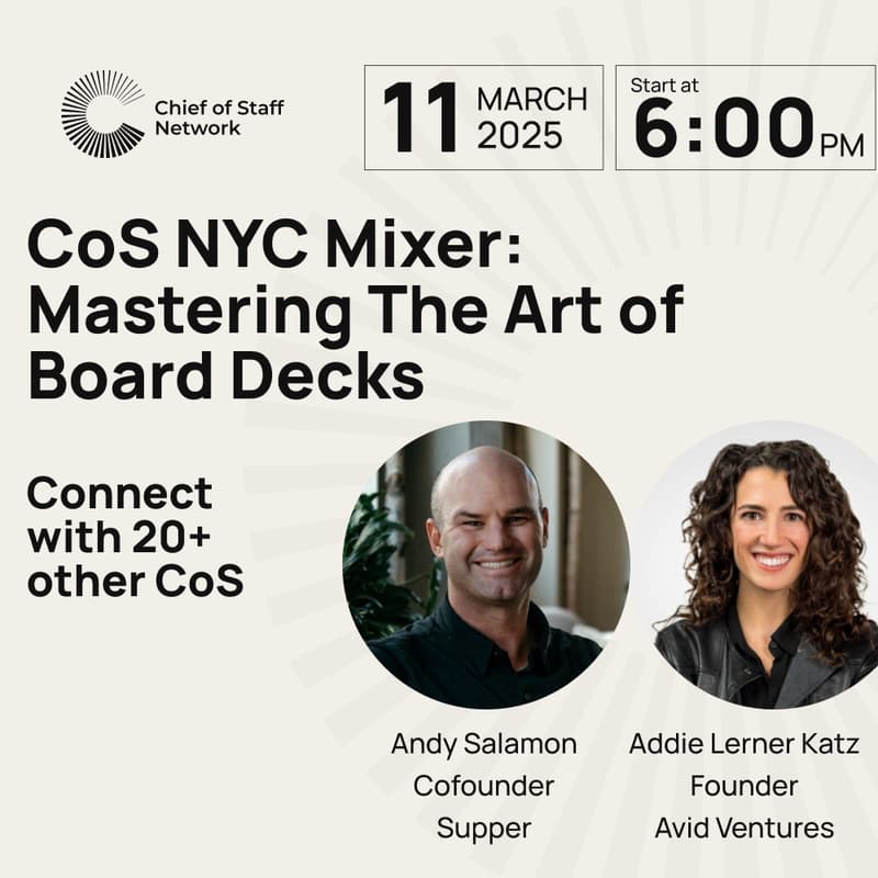 Cover Image for CoS NYC Mixer: Mastering The Art of Board Decks (Tues March 11)