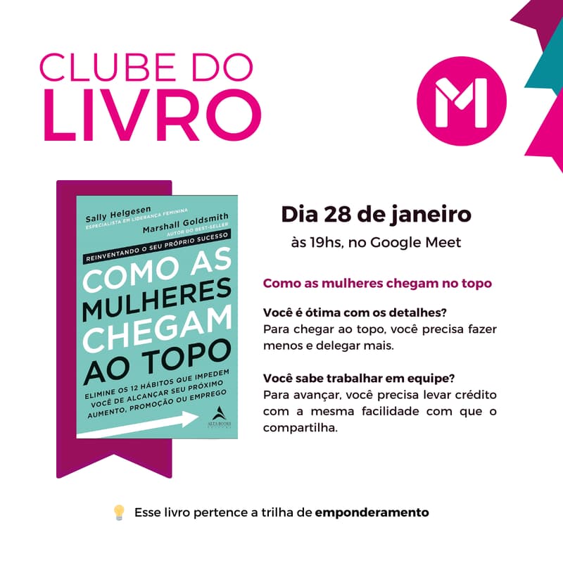 Cover Image for Clube do Livro: Como as mulheres chegam ao topo
