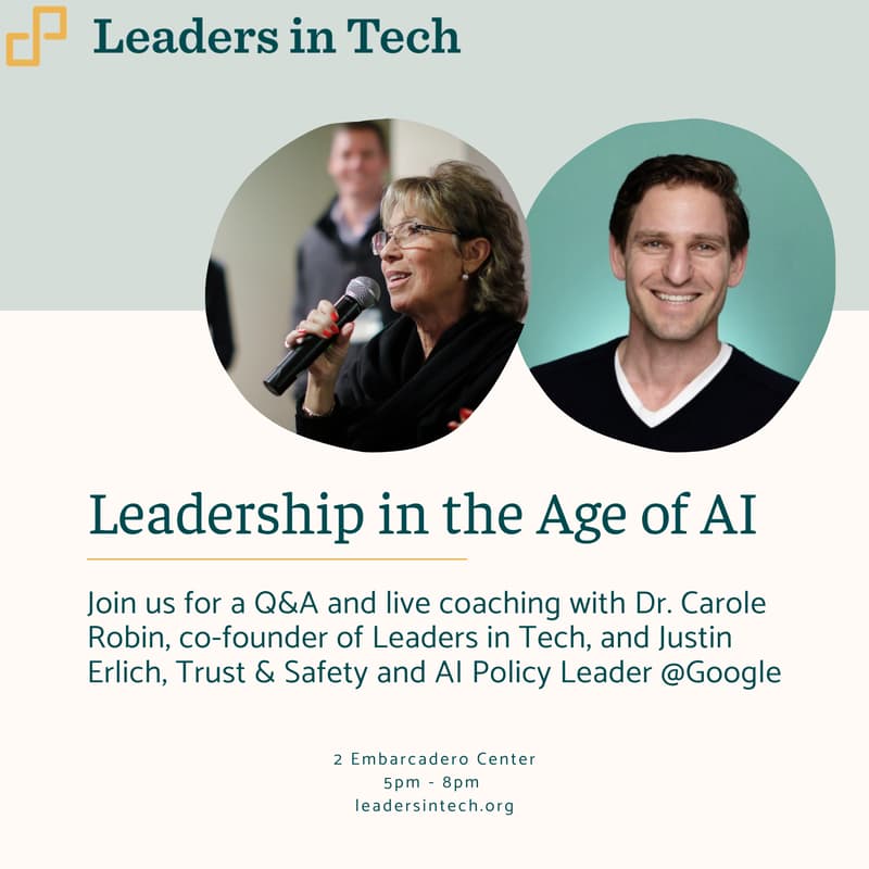 Cover Image for Leadership in the Age of AI (hosted by Leaders in Tech)