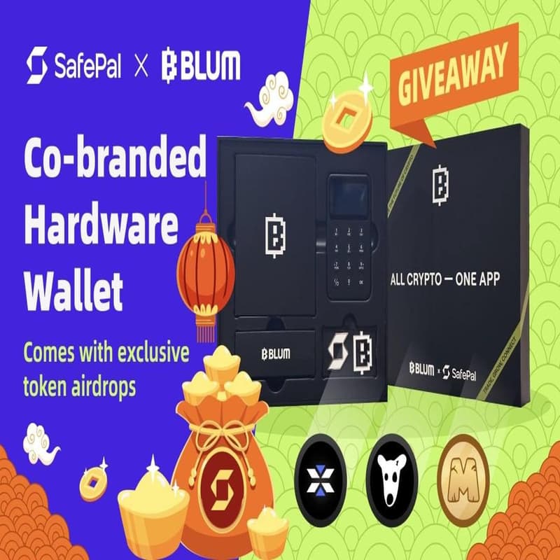 Cover Image for Safepal X Blum exclusive token airdrops