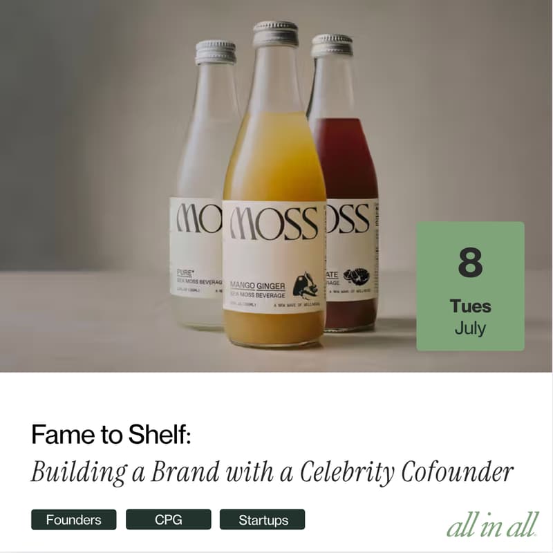 Cover Image for Fame to Shelf: Building a Brand with a Celebrity Cofounder