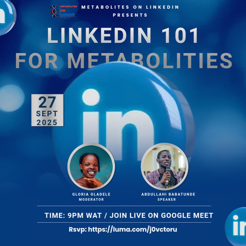 Cover Image for LINKEDIN 101 FOR METABOLITIES