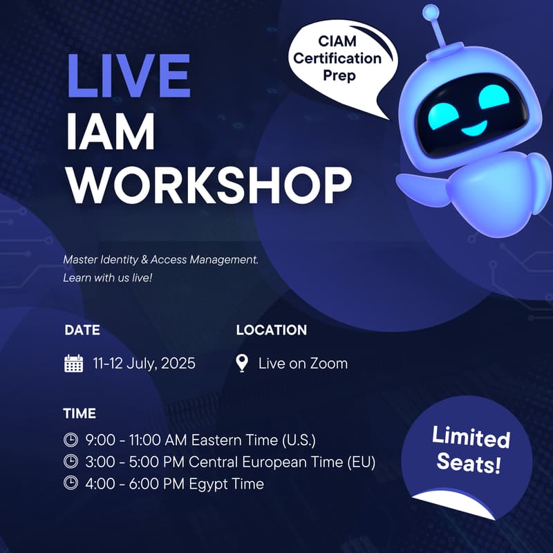 Cover Image for Live IAM Workshop + CIAM Certification Prep (2-Day Training)