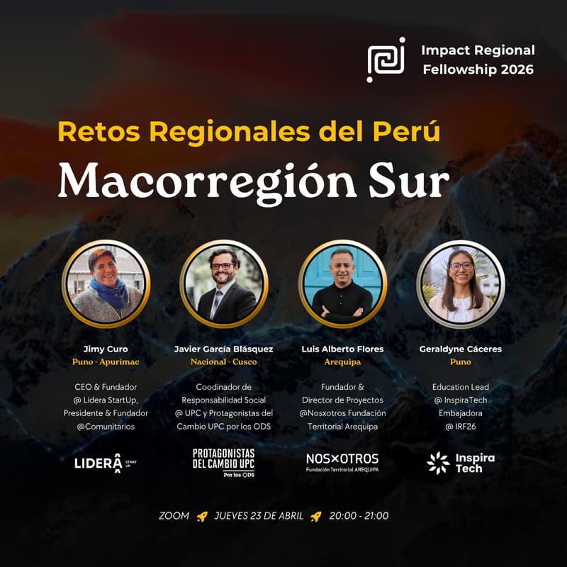 Cover Image for Retos Regionales del Perú 🌀 MACRORREGIÓN SUR