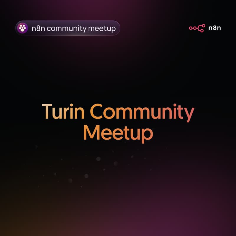Cover Image for n8n Turin Community Meetup - Vibe Aperitivo!