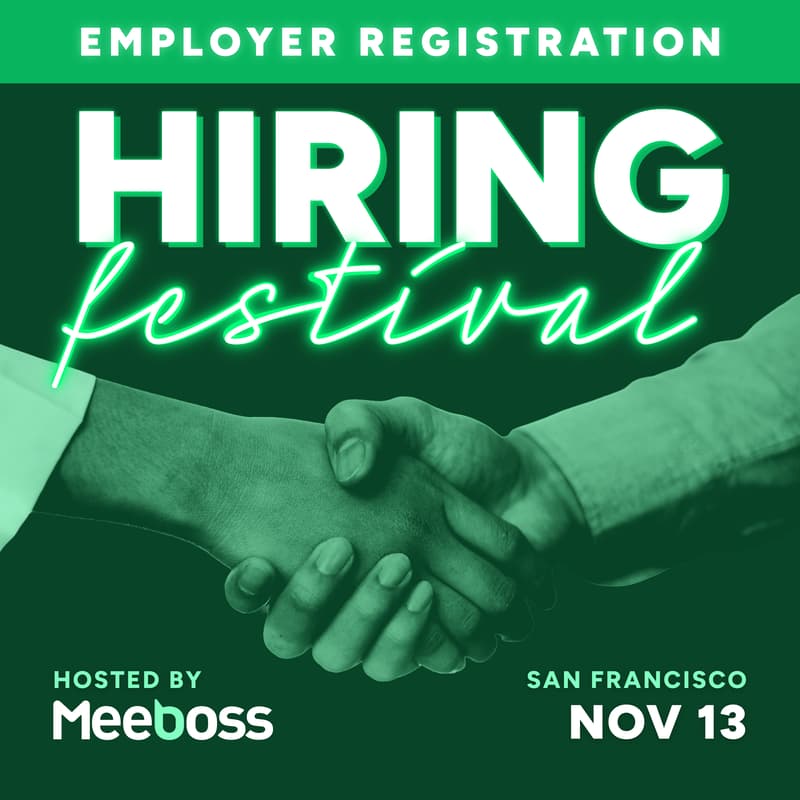 Cover Image for MeeBoss Hiring Festival San Francisco – Startup Registration