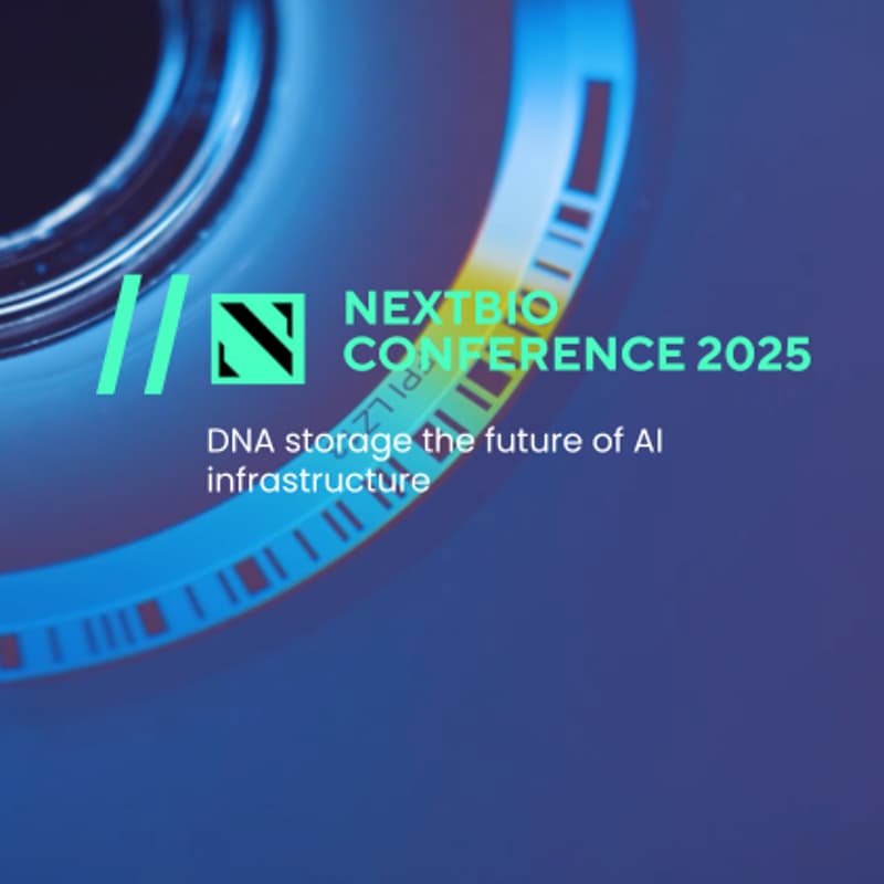 Cover Image for NEXT.BIO 2025 - Biocomputing: DNA storage the future of AI infrastructure
