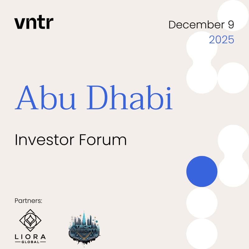Cover Image for VNTR Investor Forum Abu Dhabi