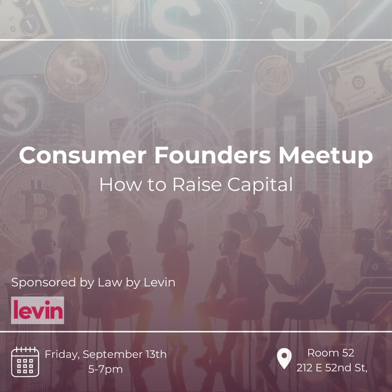 Cover Image for Consumer Founders - How to Raise Capital
