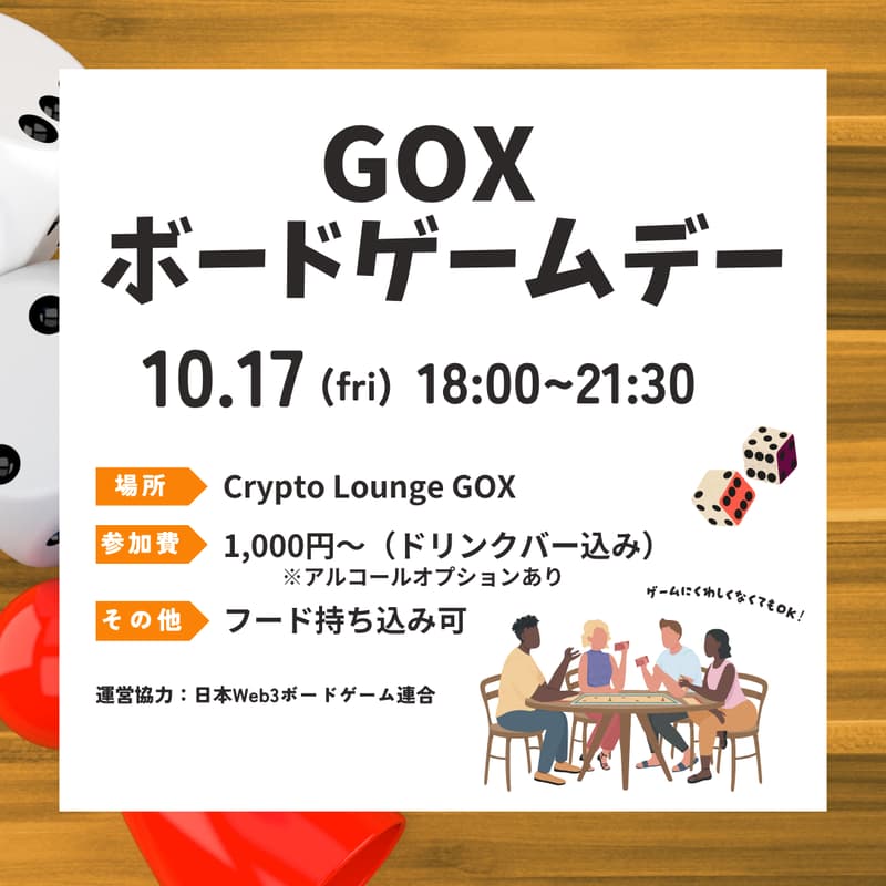 Cover Image for GOX ボードゲームデー