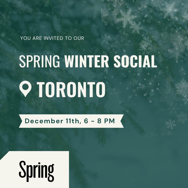 Cover Image for Spring Winter Social - Toronto