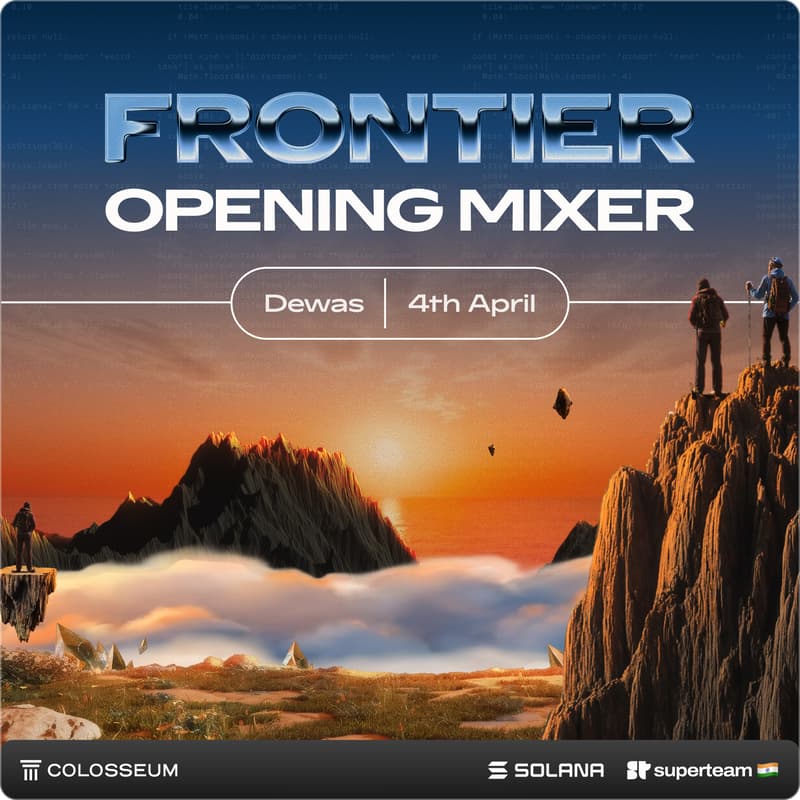 Cover Image for Superteam Frontier Opening Mixer, Dewas