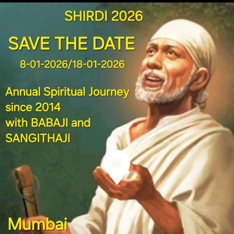 Cover Image for SHIRDI 2026 SPIRITUAL JOURNEY