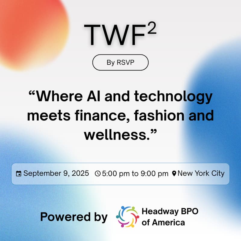 Cover Image for TWF (Technology meets Wellness, Finance & Fashion)