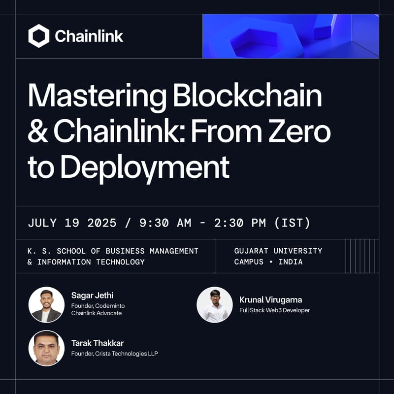 Cover Image for Mastering Blockchain & Chainlink: From Zero to Deployment
