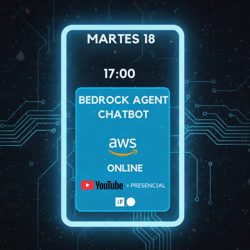 Cover Image for AWS: Bedrock Agent Chatbot — turbo-carga ⚡️¡Pre – Bendita Hackathon IA