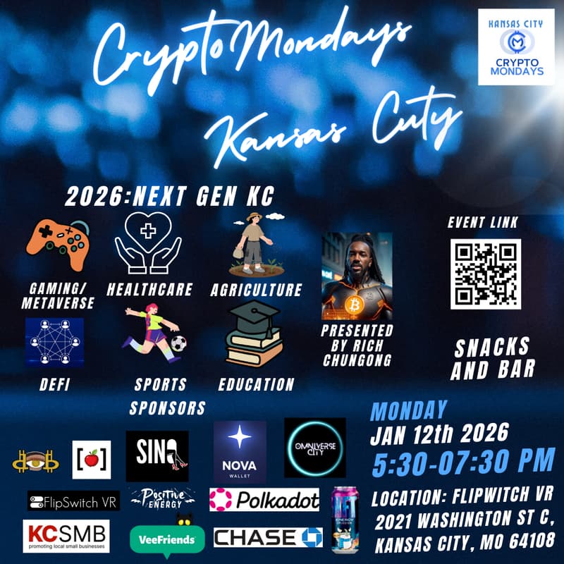 Cover Image for January Crypto Mondays Kansas City: 2026 Next Gen KC