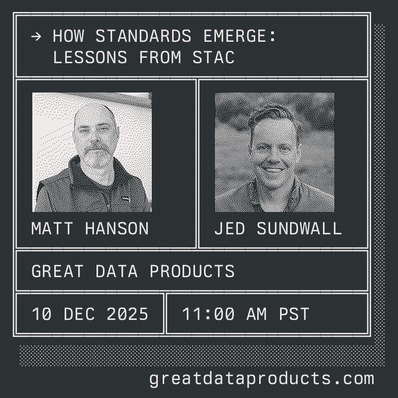 Cover Image for How Standards Emerge: Lessons from STAC – A Conversation with Matthew Hanson